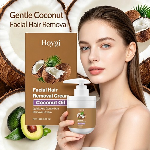 Coconut oil facial hair - coconut,