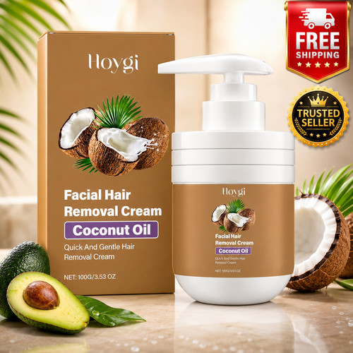 Coconut oil facial - coconut, hair