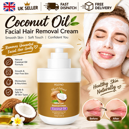 Coconut oil facial hair - coconut,
