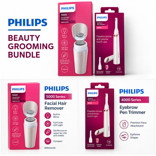 Philips facial hair remover - hair,